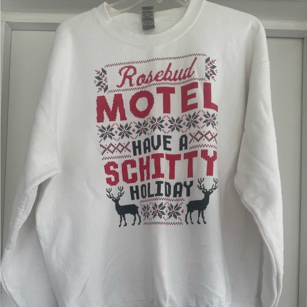Festive Holiday Sweater - White and Red